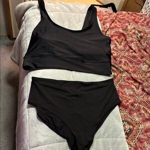 NWOT H&M Black Swimwear